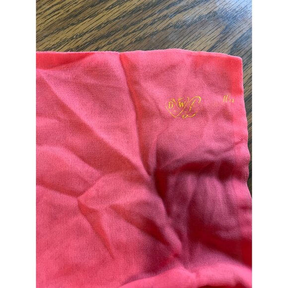 Set of six square and rectangle vintage scarves - Picture 8 of 16